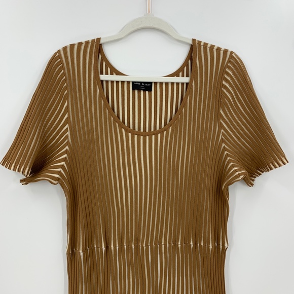 Lane Bryant Pleated Sweater Dress Sz 22/24 - Picture 3 of 16